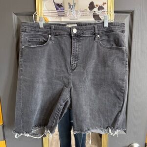 Universal Thread Charcoal Denim Cutoffs